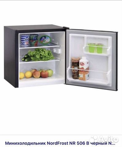 Минихолодильник NordFrost 506 В черного цвета
