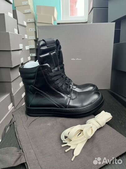 Rick Owens Geobasket Black 38-46 IT