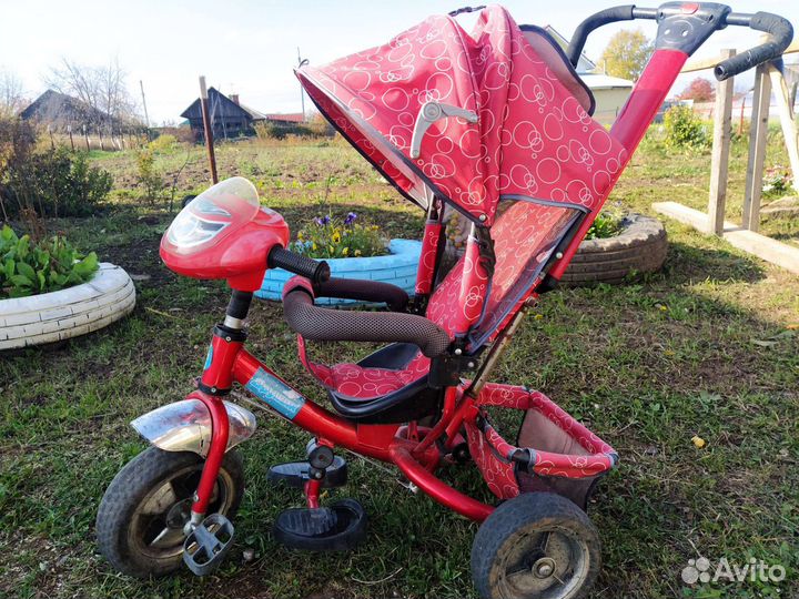Детский трехколесный велосипед бу