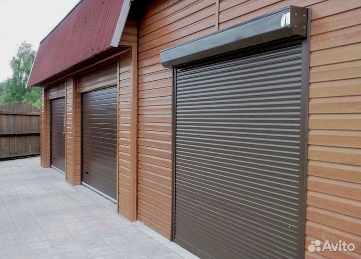 Гаражные секционные ворота рольставни