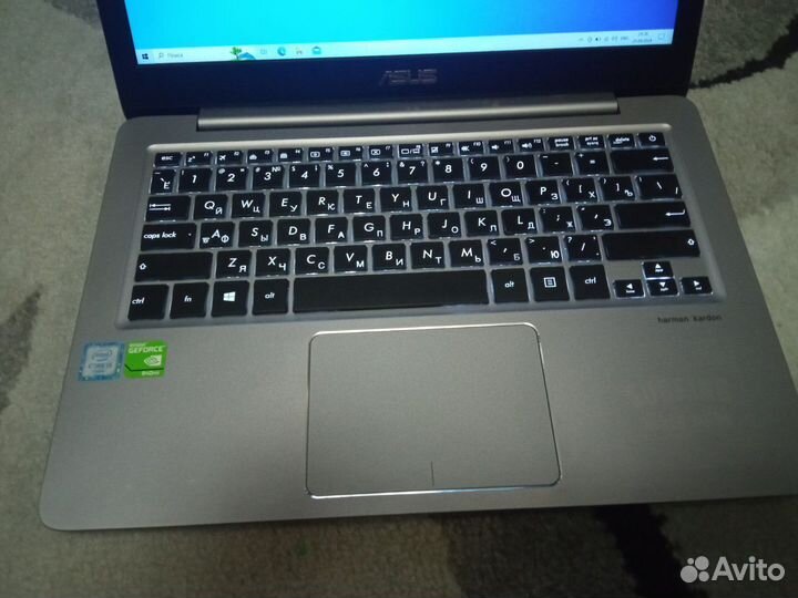 Мощный игровой ноутбук asus, i3, 940mx, ssd