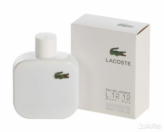 Lacoste L.12.12 blanc парфюм мужской 100 мл