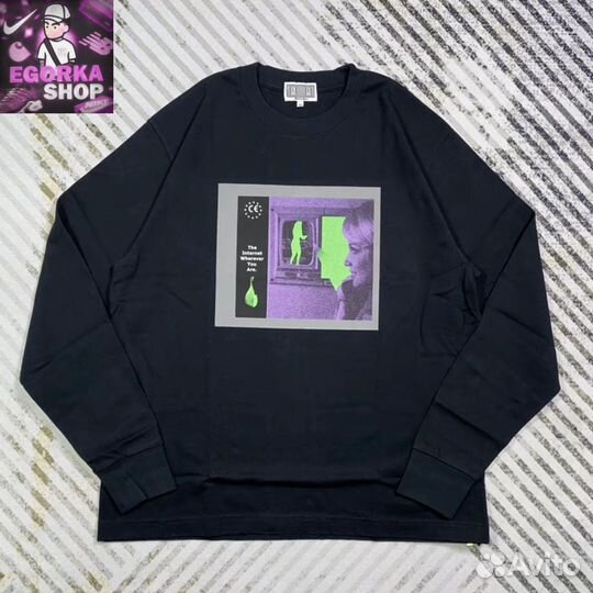 Лонгслив новый cav empt чёрный