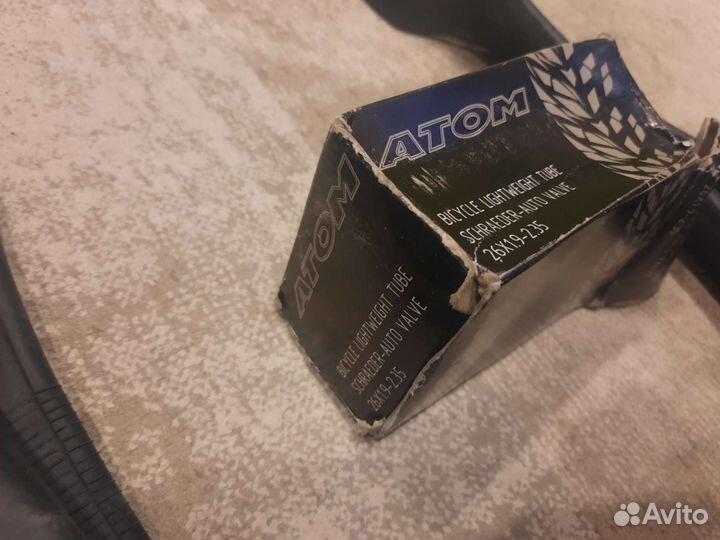Резина камера на велик новая Atom и зеркало