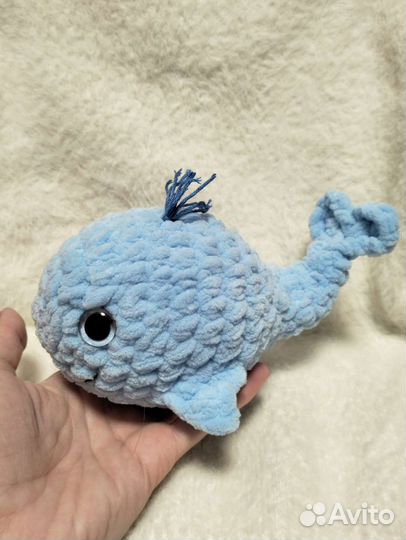 Китенок из плюшевой пряжи