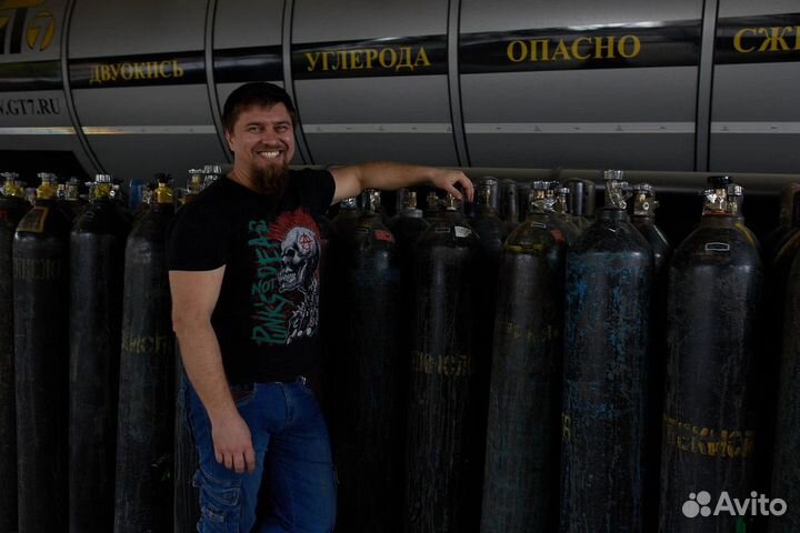 Баллон азот, жидкий азот/Заправка, доставка от 1 ш