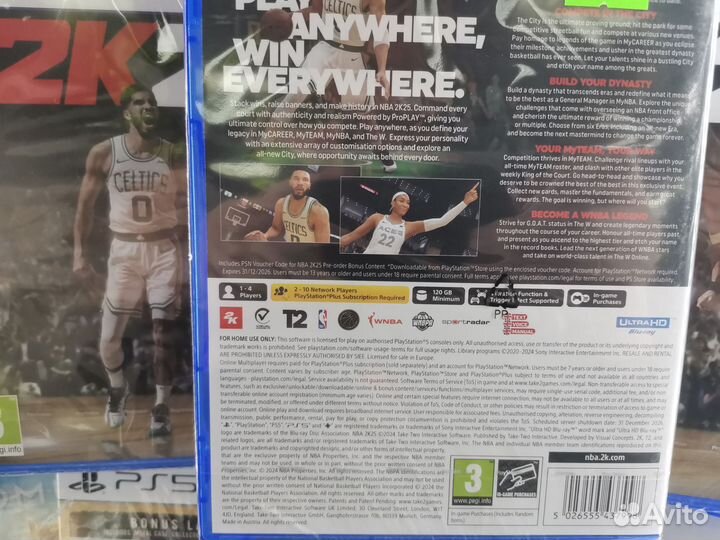 Nba 2k25 ps5 диск новый в наличи