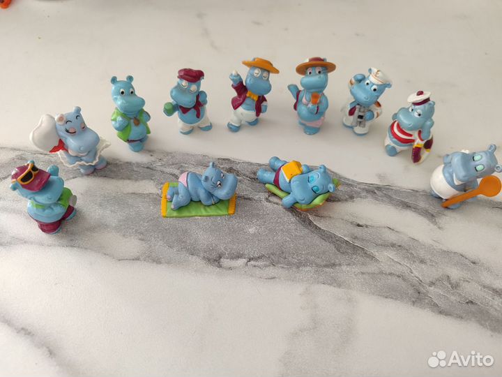 Киндер коллекции 90-х.Бегемотики