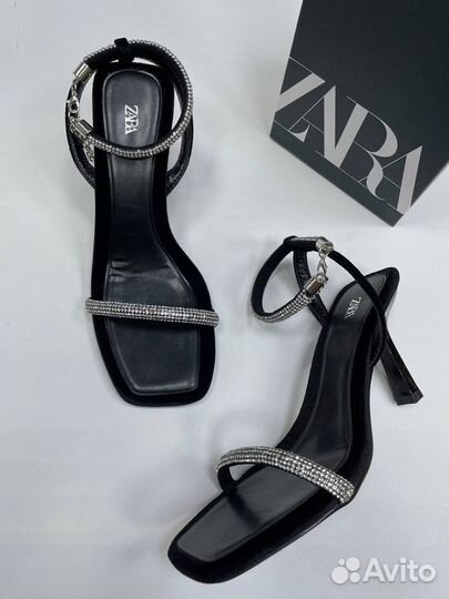 Туфли / Босоножки Zara Со Стразами Размеры 35-39