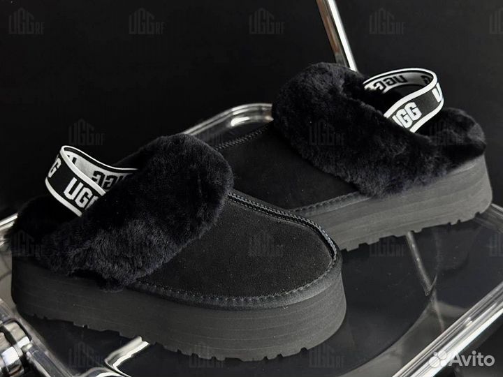 Угги Ugg Funkette Suede Platform Black