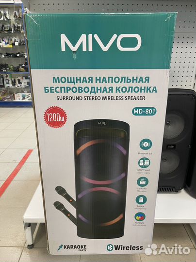 Напольная колонка Mivo MD-801 с караоке