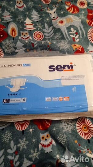 Памперсы для взрослых seni xl 4