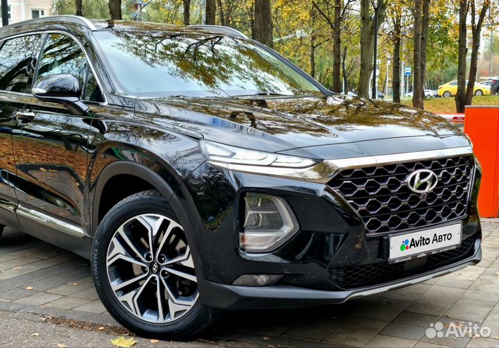 Hyundai Santa Fe 2.2 AT, 2019, 46 281 км