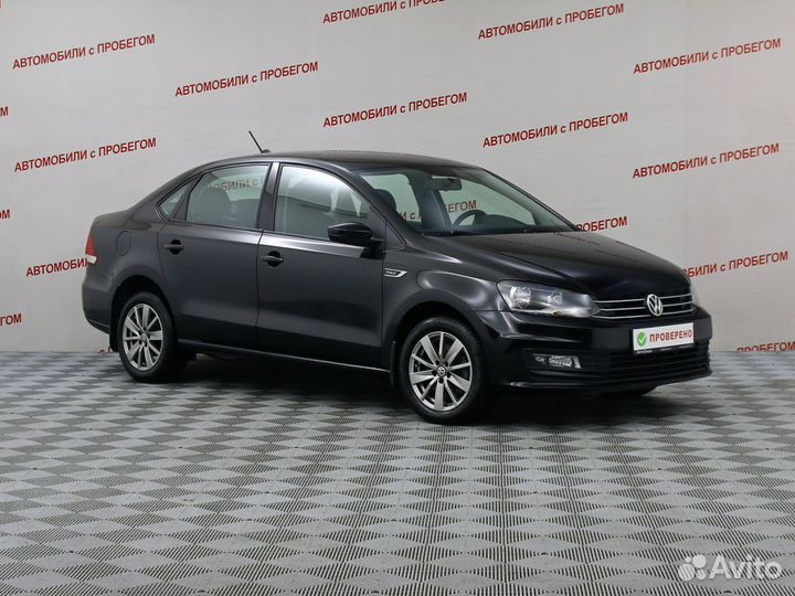 Volkswagen Polo 1.6 AT, 2018, 155 311 км