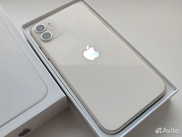 iPhone 11 на 128гб Белый /nanoSim+nanoSim/Оригинал