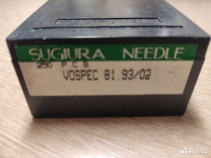 Японские язычковые иглы Sugiura needle vo 81.93/02