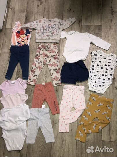 Вещи для девочки 6-12 мес