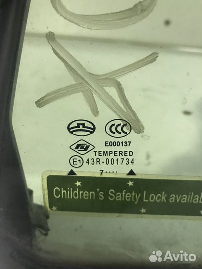 Форточка задняя правая Great Wall Hover H3