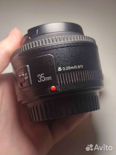 Объектив Yongnuo 35mm Canon EF