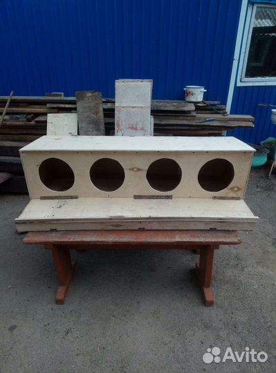 Гнездо для кур с яйцесборником