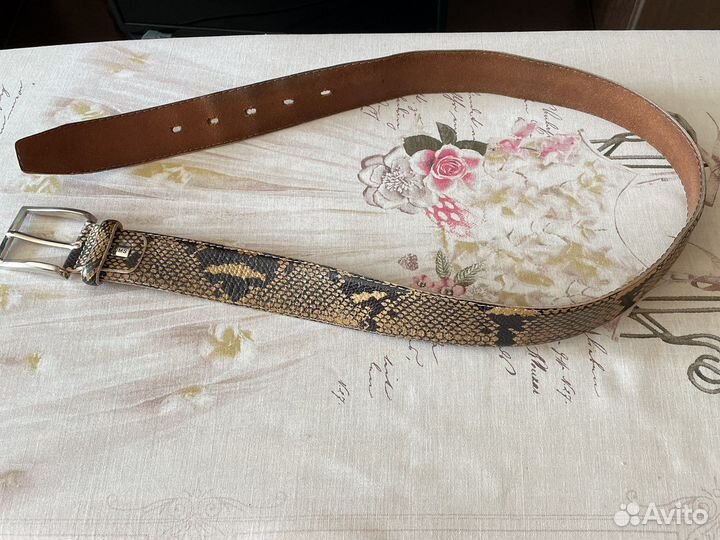 Мужской кожаный ремень JMS