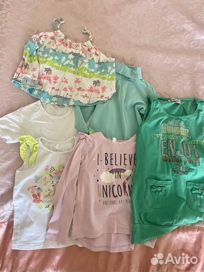 Одежда пакетом на девочку 110 116