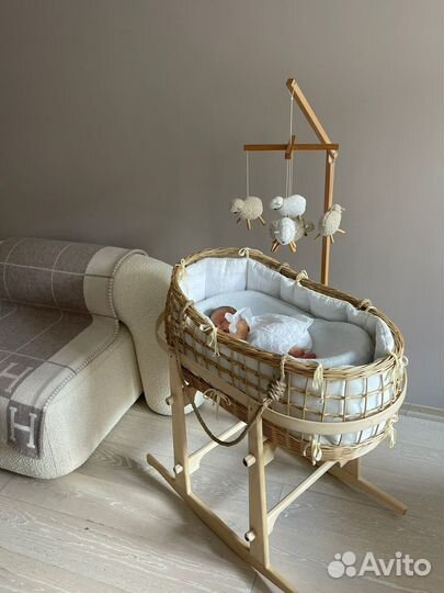 Люлька колыбель плетеная