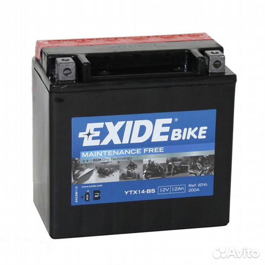 Аккумулятор Мото Exide AGM 12-14