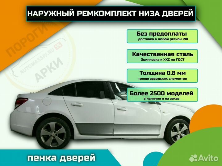 Пороги кузовные Kia Ceed 2 (JD)