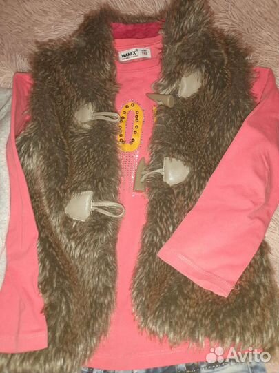 Вещи пакетом,на девочку 122-128 см