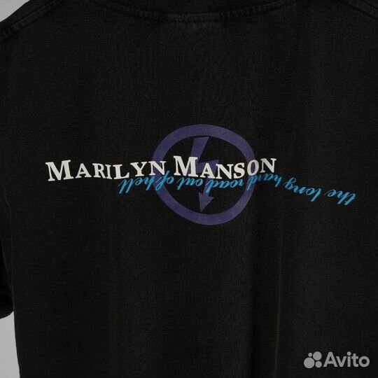 Футболка marlyn manson черная