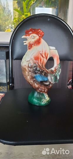 Фарфоровый петушок, штоф, СССР
