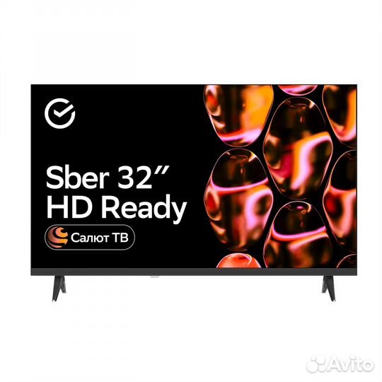 Новый Телевизор SMART Sber SDX-32H2124, 32