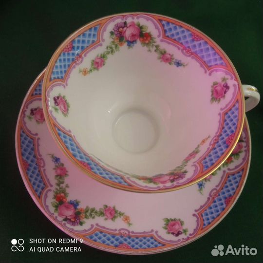 Антикварная чайная пара 1918-1929 г