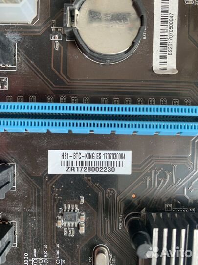 Материнская плата для майнинга h81 btc king es