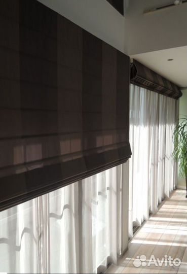 Одинарная римская штора