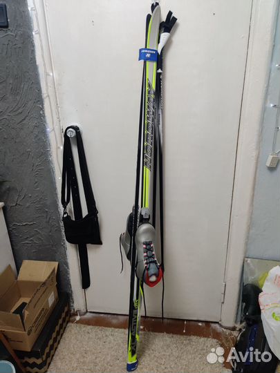 Лыжи детские беговые (ботинки 37)