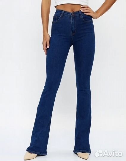 Джинсы клеш женские46-48