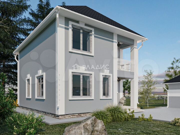 Дом 131 м² на участке 8 сот.