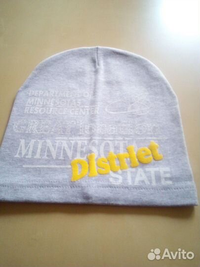 Шапки подростковая с принтом 12-16 лет