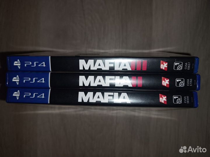 Новые игры Mafia три части PS4