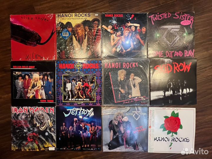 Винил LP Glam Rock, Hanoi Rocks, Twisted Sister