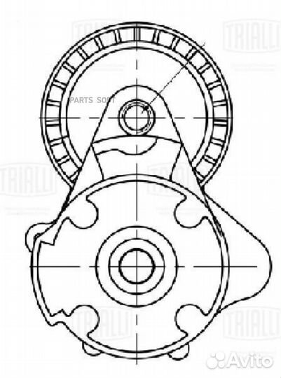 Trialli CM 5472 Натяжитель ремня приводного BMW 3
