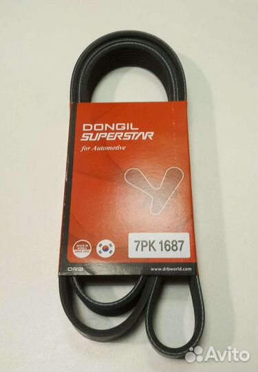 Ремень поликлиновой 7PK1687 dongil