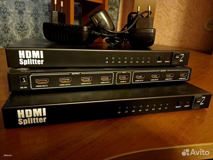 Hdmi splitter 1x8 разветвитель