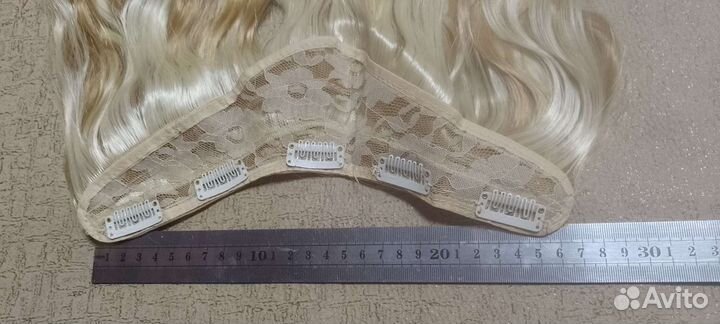 Искусственные волосы на заколках