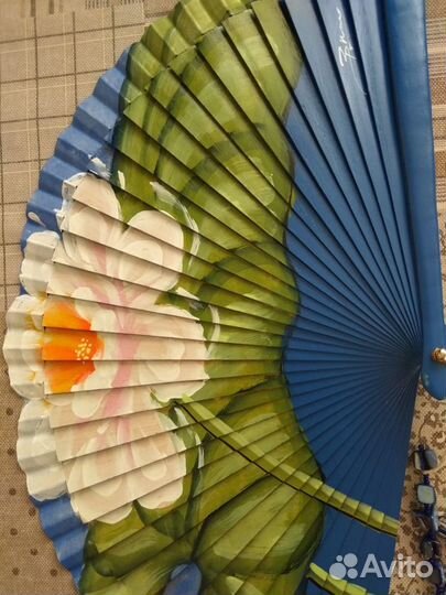 Коллекционный веер Мадрид, дерево