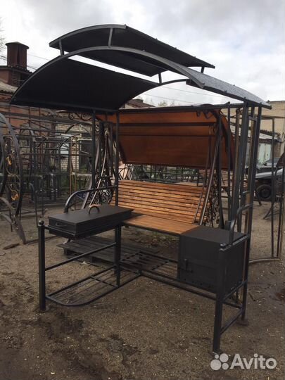 Мангал угловой (печь+мангал)