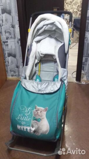 Коляска санки