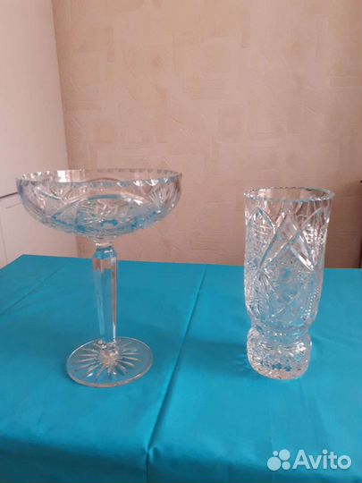 Вазы для цветов,салатницы,конфетницы хрустальные